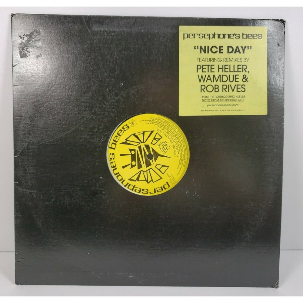 Persephone's Bees Nice day Limited Edition Remixes Promo Vinyl LP Pete Heller